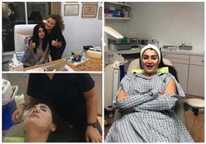 بالصور- غادة عبد الرازق تعالج وجهها بـ"الليزر" في المغرب