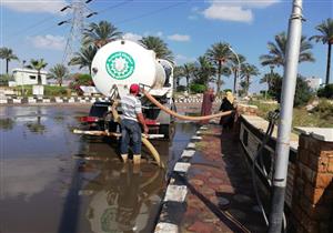 انتشار مروري بميادين وشوارع القاهرة والجيزة.. وسيارات لشفط مياه الأمطار