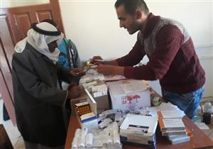 قوافل طبية للقرى النائية في شمال سيناء ضمن حملة "100 مليون صحة"