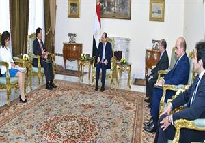السيسي يشيد بإدراج منظمة "اليونيدو" مصر ضمن برنامج شراكة الدول