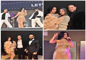 بالصور| هيفاء وهبي تتألق في حفل الكريسماس بالإسكندرية