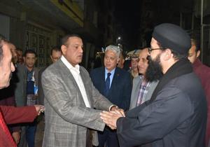  محافظ البحيرة يتفقد الإجراءات الأمنية بمحيط كنائس دمنهور وإيتاي البارود