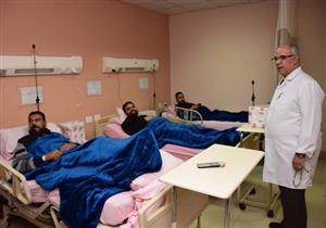 مستشفيات القوات المسلحة تواصل تقديم الرعاية لمصابي الأحداث الإرهابية بليبيا