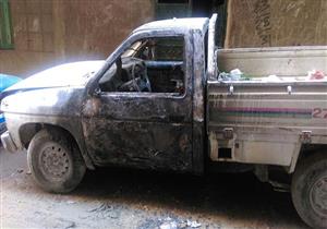 "فضح أختي على النت ".. طالب يشعل النيران في سيارة خطيب شقيقته بالمعصرة 