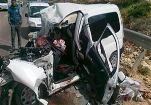 مقتل 5 وإصابة 4 في حادث سير بالمنيا