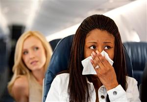 دراسة: ركاب الطائرات المرضى ينقلون العدوى للمسافرين المجاورين لهم