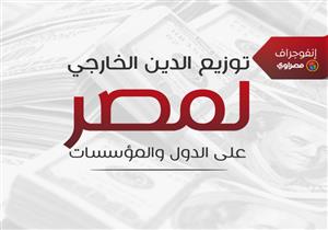 إنفوجرافيك- الدول العربية تستحوذ على النصيب الأكبر من ديون مصر الخارجية