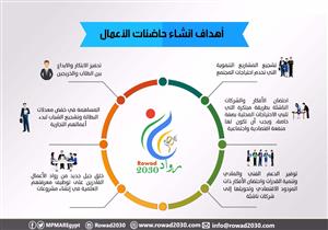 بالإنفوجراف.. التخطيط توضح أهداف إنشاء حاضنات الأعمال بمصر