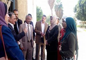بالصور- نائب رئيس جامعة الأزهر يتفقد المدينة الجامعية للطالبات بأسيوط 