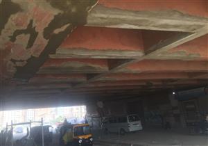 انتهاء صيانة كمرات كوبري المعتمدية أسفل الطريق الدائري - صور