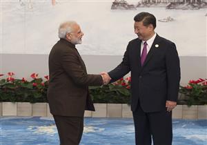 الرئيس الصينى يستقبل رئيس الوزراء الهندي في بكين خلال زيارة غير رسمية