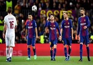 بالفيديو.. برشلونة يضع قدماً في نصف نهائي الأبطال برباعية أمام روما