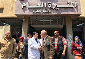 محافظ القاهرة يتفقد مستشفى المنيرة العام (صور)