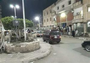 مشاجرة أمام مستشفى الزرقا بدمياط بسبب خلافات عائلية