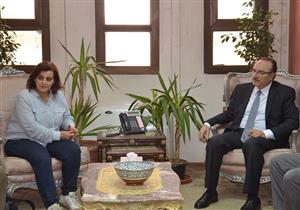 محافظ بني سويف يستقبل نائب وزير الزراعة