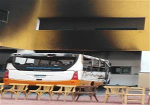 حريق في أتوبيس مدارس دون خسائر بشرية بسوهاج