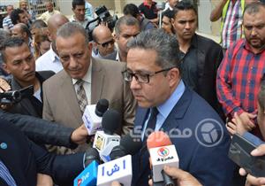 وزير الآثار للمصريين: "اطمنوا المتحف الكبير بخير"- صور