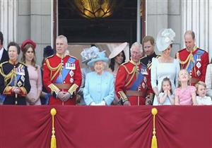 صور..الأمير هاري وميجان بمسيرة "Trooping the Color" الملكية 