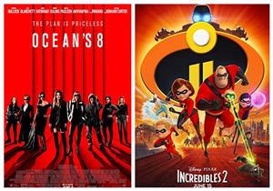 صور وفيديو.."Incredibles 2" يزيح "Ocean’s 8" ويهيمن على شباك التذاكر الأمريكي