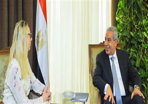 وزير التجارة يبحث مع بنك التنمية الأفريقي تمويل المشروعات الاستثمارية بمصر