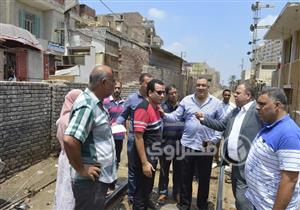 بالصور.. معاينة لإنشاء سلالم متحركة بالمزلقان الوسطاني في مدينة كفرالشيخ