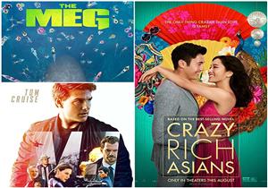 فيديو وصور.. "Crazy Rich Asians" يُبعد "The Meg" من عرش البوكس أوفيس