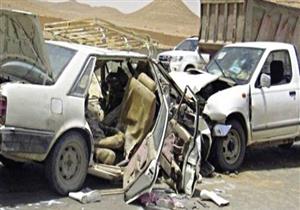 مصرع 2 وإصابة 9 في حادثين بالسويس