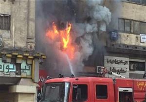 انتداب المعمل الجنائي لمعرفة أسباب حريق عمارة سكنية بشبرا الخيمة