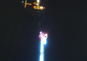 بقاء 8 أشخاص عالقين على ارتفاع 50 مترا بملاهي فرنسية مع استقبال العام الجديد