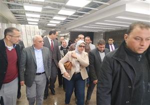 بالصور- وزيرة الصحة تشيد بمعدل تطوير مستشفى أورام الأطفال 