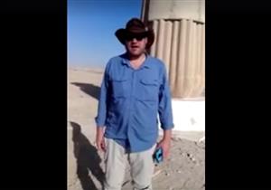 من تل العمارنة.. سائح أمريكي: "تعالوا زوروا المنيا" 