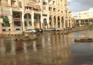 أمطار غزيرة ورياح شديدة في دمياط (صور)