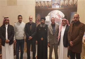 بالصور.. رئيس مدينة دهب يشهد احتفال المسيحيين بعيد الميلاد المجيد