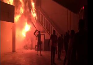 بالصور.. السيطرة على حريق بمدرسة خاصة في الإسكندرية