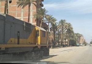 مصرع شخص صدمه قطار في شبين القناطر