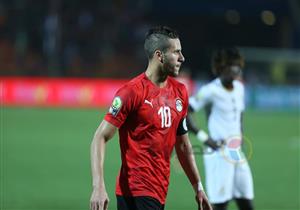 رمضان صبحي يفوز بجائزة رجل مباراة مصر الأولمبي أمام غانا