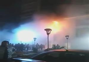 "اللوجو ولع".. إخماد حريق محدود في فرع حلواني شهير بأكتوبر