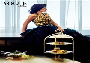 صبا مبارك على غلاف مجلة vogue arabia