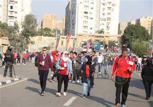 بالصور.. بدء توافد الجماهير على استاد القاهرة لحضور نهائي أفريقيا