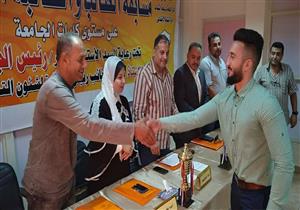 تكريم المتفوقين دراسيًا من أبناء أعضاء هيئة التدريس بجامعة بورسعيد 