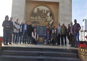 وفد من مؤتمر أدباء مصر يزور أنفاق 3 يوليو ببورسعيد
