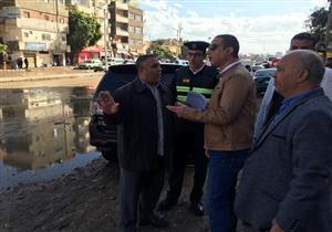 بالصور.. الأمطار تتسبب في سقوط 4 أعمدة إنارة بالفيوم