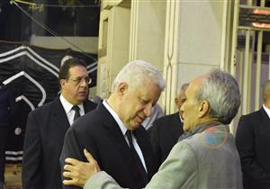 عبدالعال وبكري وشخصيات عامة في عزاء شقيقة مرتضى منصور (صور)