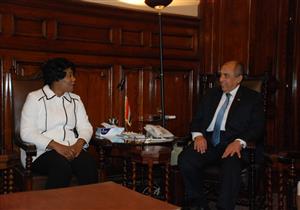 "أبوستيت" يبحث مع وزيرة زامبية التعاون في مجال الثروة السمكية