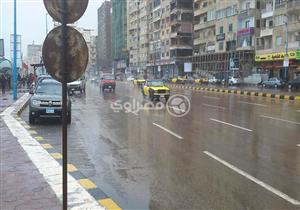 سقوط أمطار وثلوج على الإسكندرية 