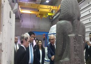 وفد ياباني يزور المتحف المصري الكبير