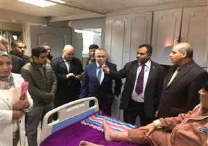 رئيس جامعة الأزهر يتفقد أعمال التطوير الجارية بمستشفى الحسين 