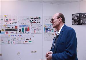 صور| محمد صبحي يفتتح معرض ورش الأطفال في الأقصر