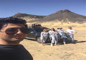 بالفيديو والصور.. وفد من 3 جنسيات في جولة سياحية بالوادي الجديد