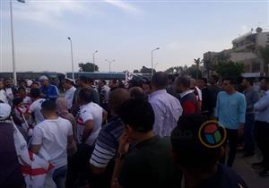 بالصور.. وصول مشجعي الزمالك للسويس قبل ساعات من لقاء "حسنية أغادير"